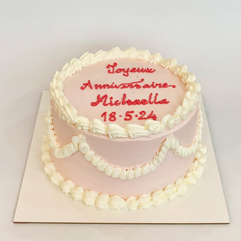 Gateau Anniversaire Decoration Vintage 4