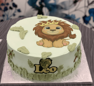 gateau anniversaire fille et garcon leon