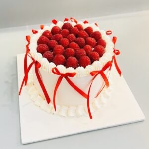 gateau le temps du framboise vintage