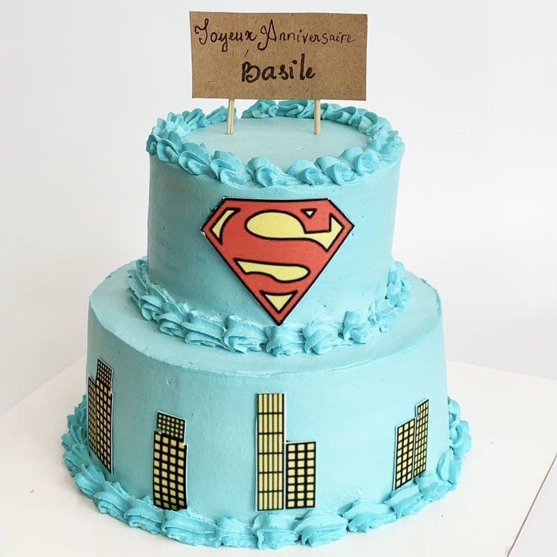 gateau anniversaire 2 etage superman garcon gateau anniversaire 2 etage superman garcon